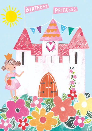 Picture of CASTLE PRINCESS BIRTHDAY CARD